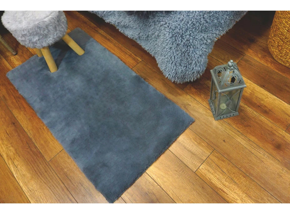 Detský plyšový koberec CHRISTIANIA - sivý