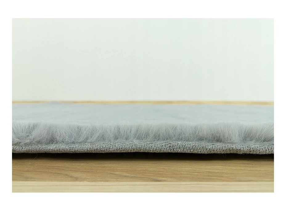 Detský plyšový koberec CHRISTIANIA - svetlo šedý