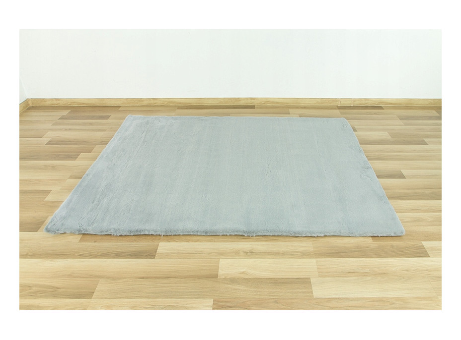 Detský plyšový koberec CHRISTIANIA - svetlo šedý