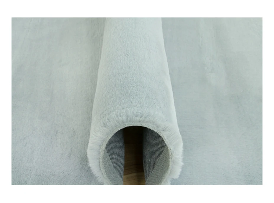 Detský plyšový koberec CHRISTIANIA - svetlo šedý