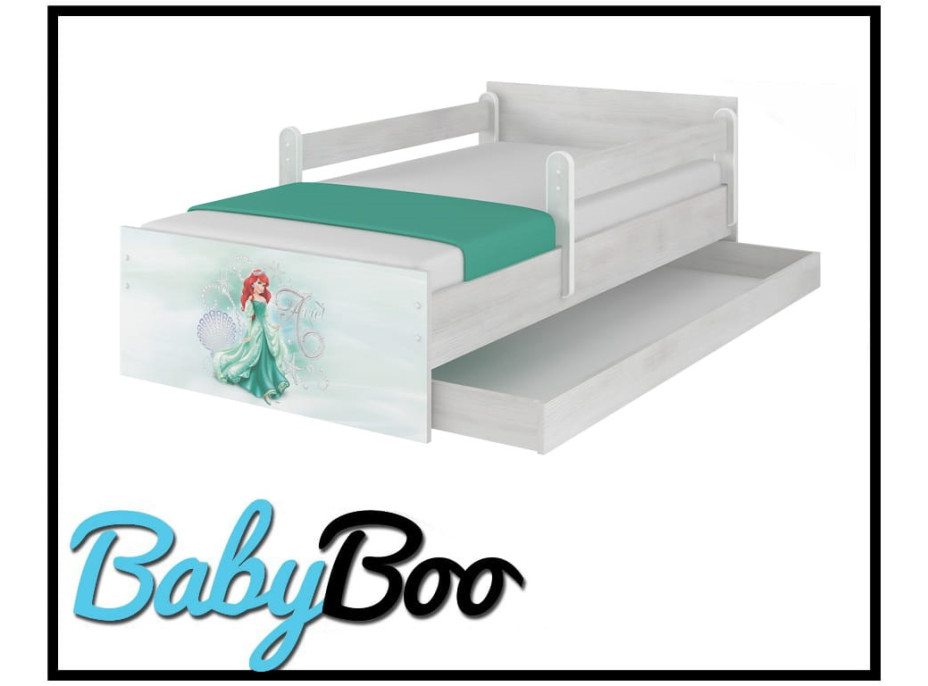 Detská posteľ MAX bez šuplíku Disney - ARIEL 160x80 cm