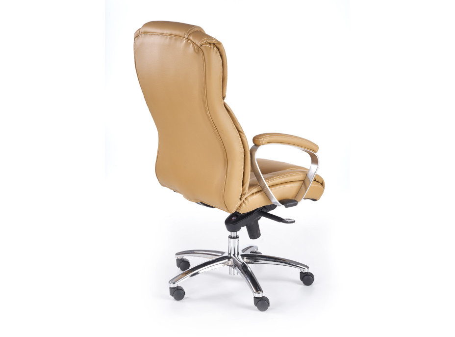 Kancelárska stolička FOSTER svetlo hnedá koža