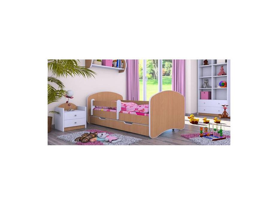 Detská posteľ so zásuvkou 180x90 cm - BUK