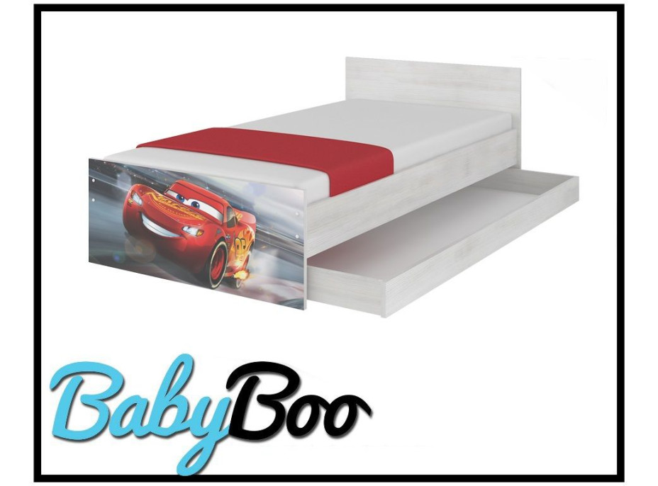 Detská posteľ MAX bez zásuvky Disney - AUTÁ 3 200x90 cm