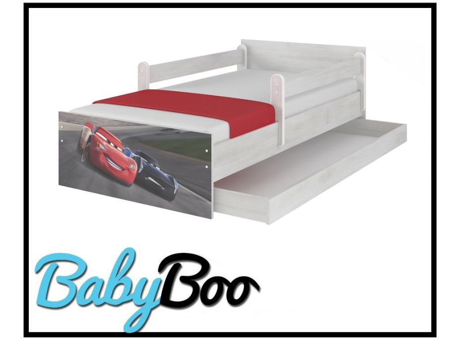 Detská posteľ MAX bez šuplíku Disney - AUTA 3 STORM 200x90 cm