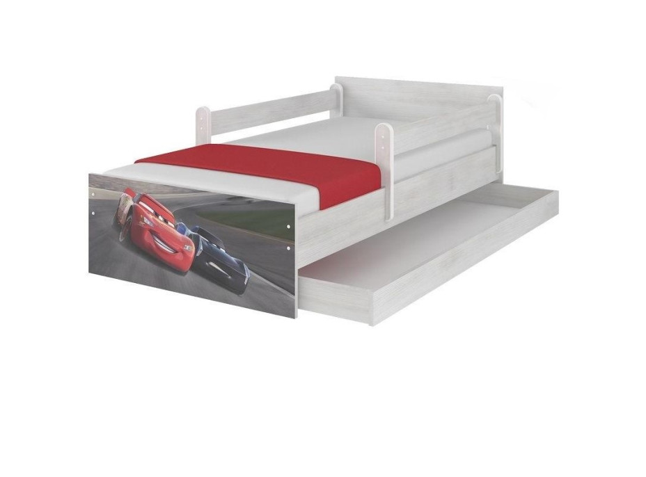 Detská posteľ MAX bez šuplíku Disney - AUTA 3 STORM 200x90 cm