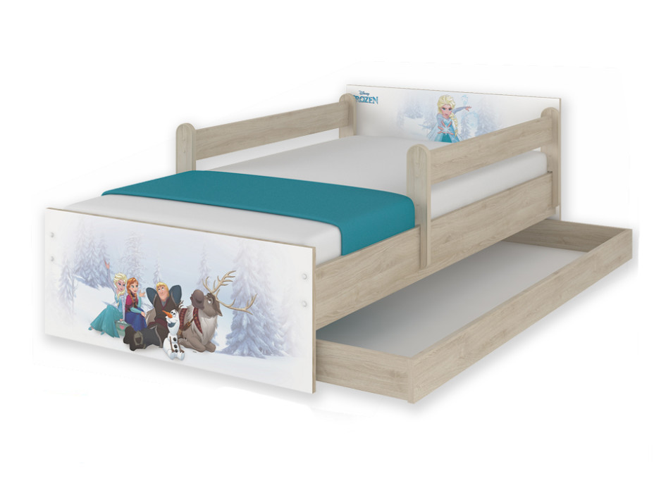 Detská posteľ MAX so zásuvkou Disney - FROZEN 200x90 cm