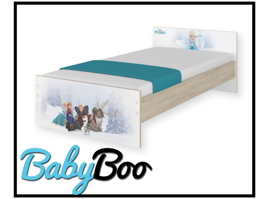 Detská posteľ MAX bez šuplíku Disney - FROZEN 200x90 cm