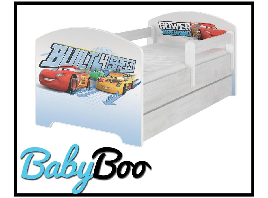 Detská izba Disney CARS - posteľ k zostave