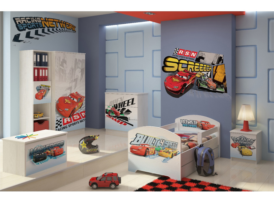 Detská izba Disney CARS - posteľ k zostave