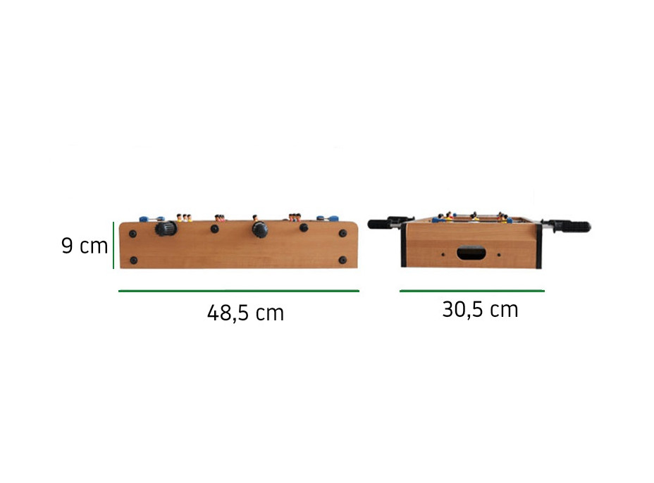 Mini stolný futbal 48,5x30,5x9 cm