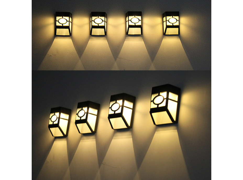 Záhradné dekoratívne LED solárna lampa závesná