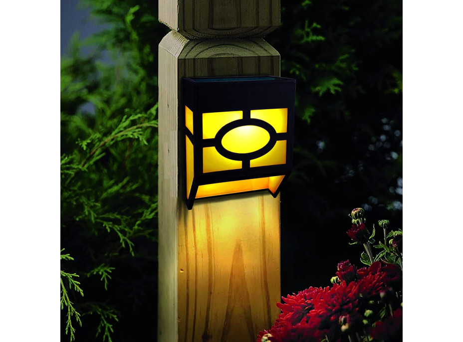 Záhradné dekoratívne LED solárna lampa závesná