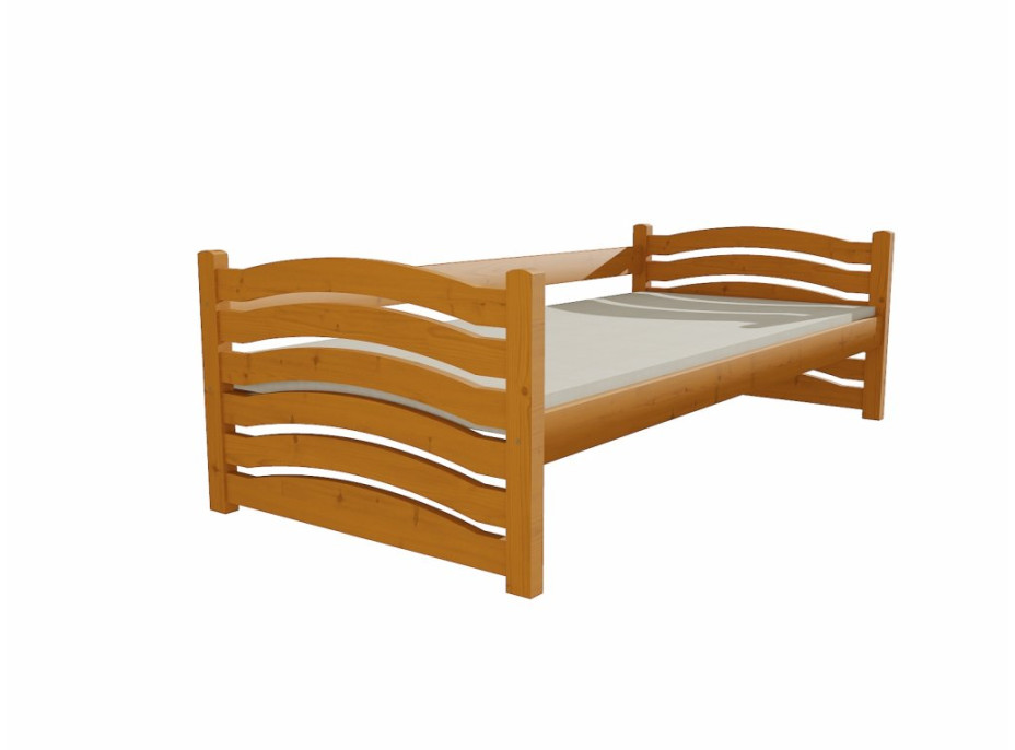 Detská posteľ z masívu 200x90cm so zásuvkou - DP004