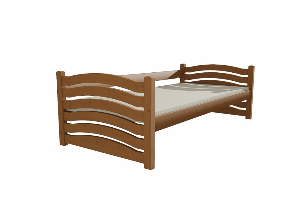 Detská posteľ z masívu 200x90cm bez šuplíku - DP004