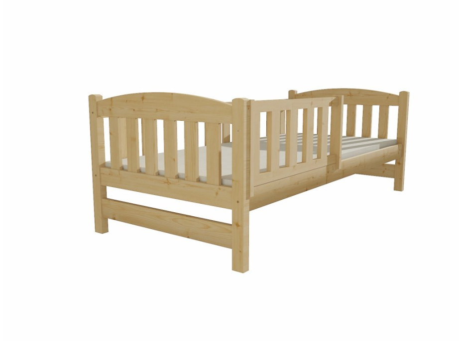 Detská posteľ z masívu 200x90cm bez zásuvky - DP002