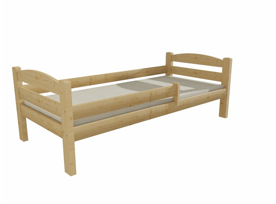 Detská posteľ z masívu 200x80cm so zásuvkou - DP005