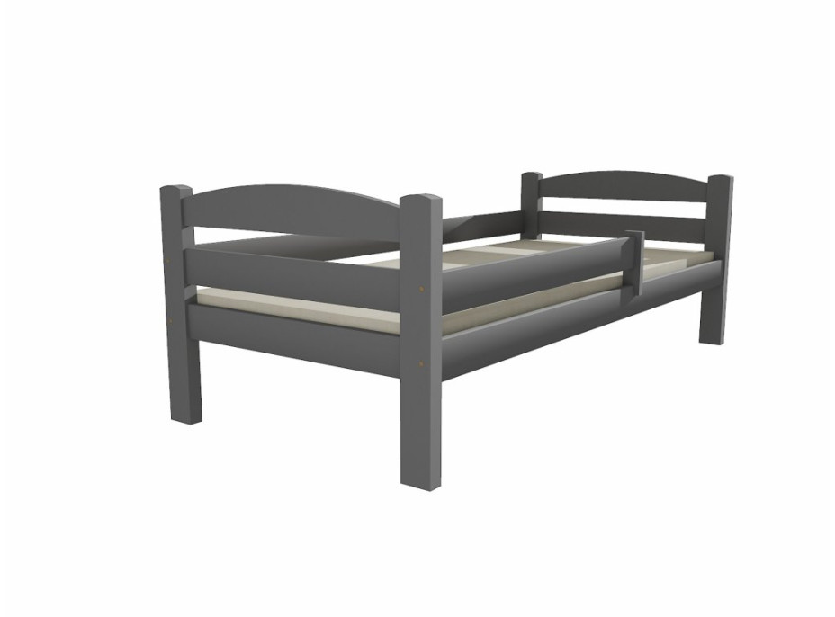 Detská posteľ z masívu 200x80cm so zásuvkou - DP005