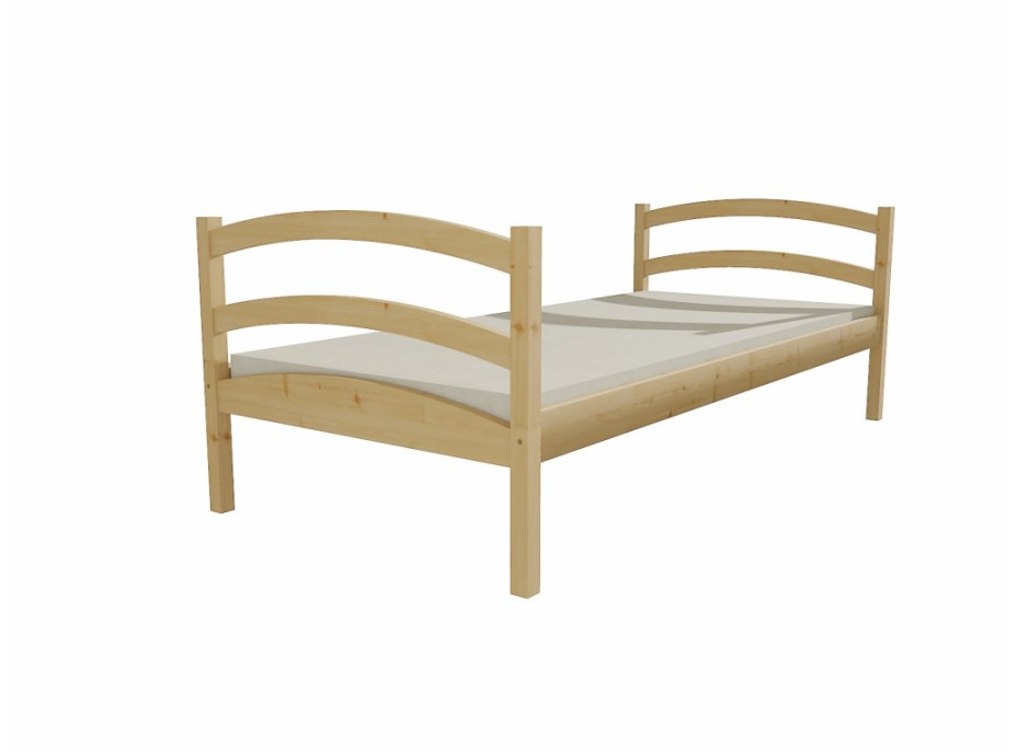 Detská posteľ z masívu 200x90cm bez šuplíku - DP006