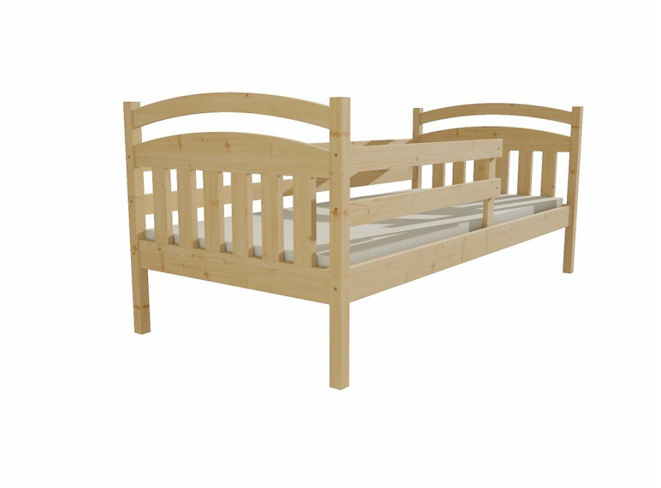 Detská posteľ z masívu 180x80cm bez šuplíku - DP015