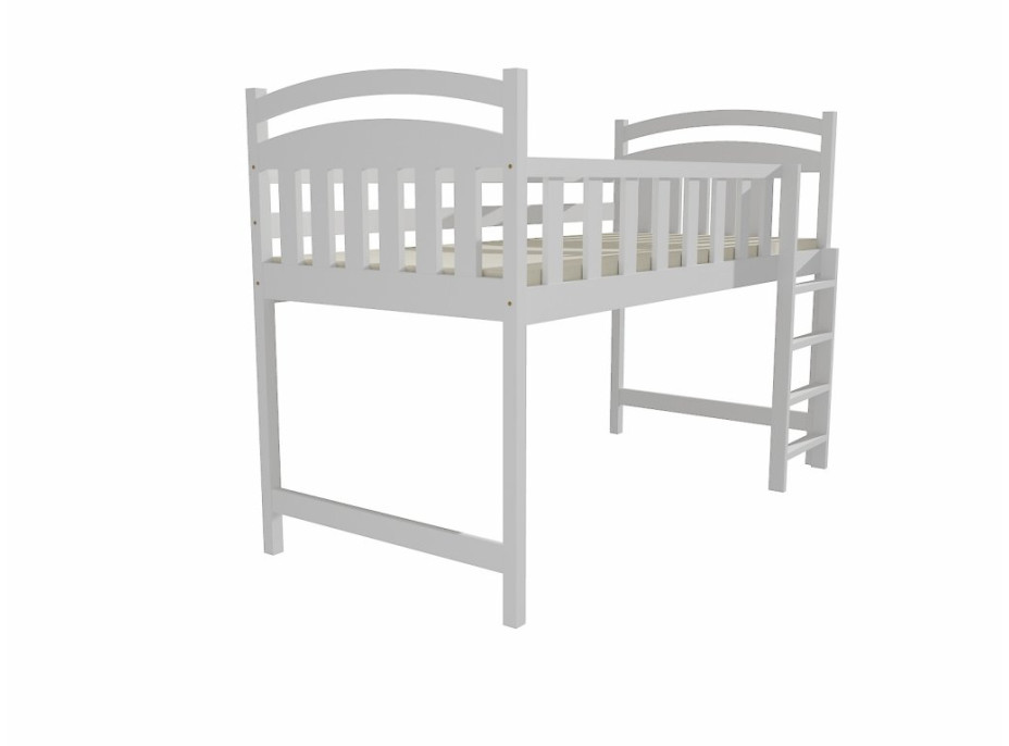Vyvýšená detská posteľ z MASÍVU 180x80cm - ZP003