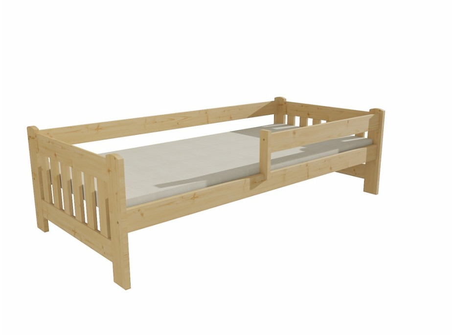 Detská posteľ z masívu 200x90 cm so zásuvkami - DP022