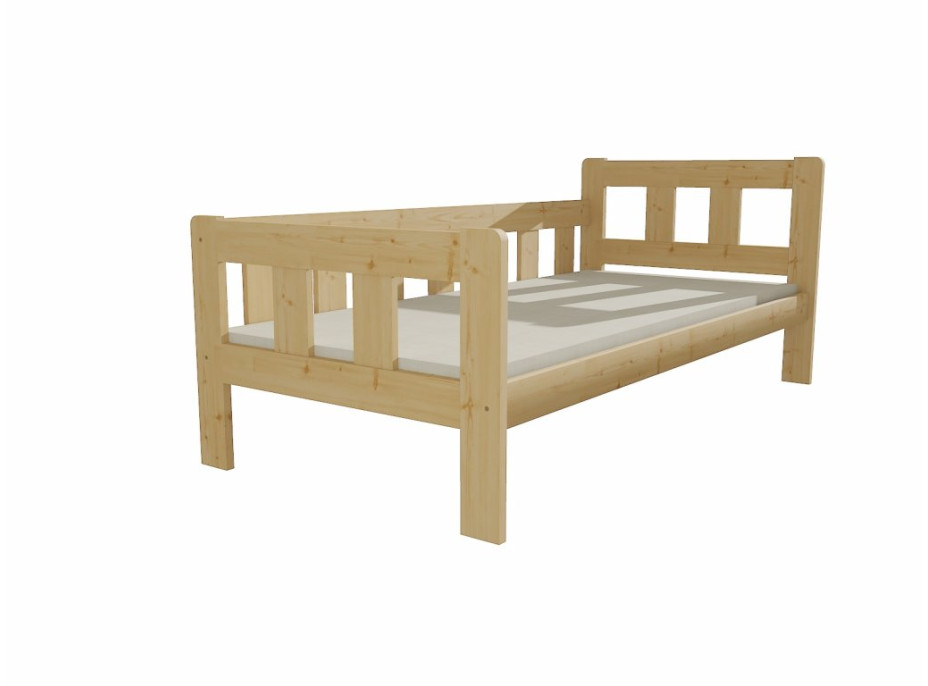 Detská posteľ z masívu 200x90 cm so zásuvkou - DP023 / V