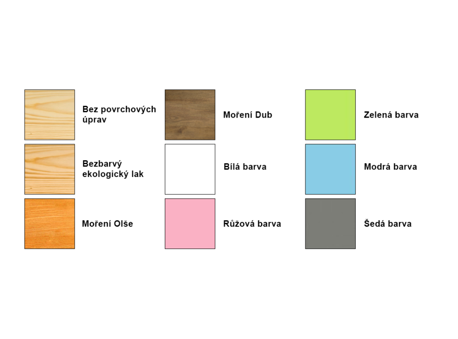 Posteľ z masívu 200x80 cm - MK 03