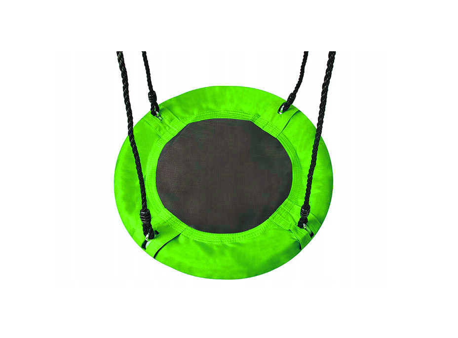 Detská hojdačka - kruh "bocianie hniezdo" - 100 cm - zelené