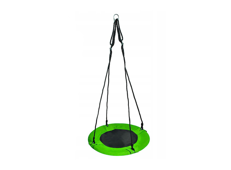 Detská hojdačka - kruh "bocianie hniezdo" - 60 cm - zelené