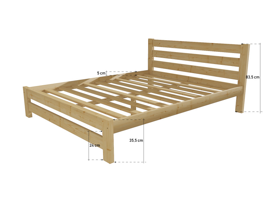 Posteľ z masívu 200x160 cm - MK11B