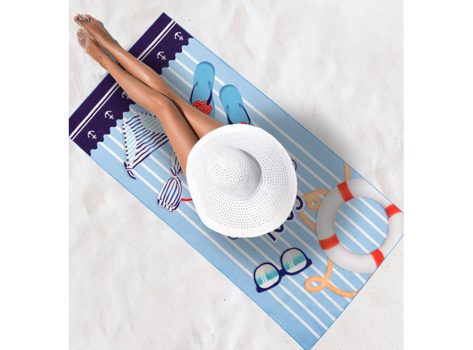 Plážová osuška COOL SUMMER - 87x170 cm