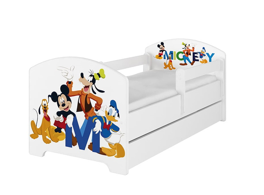 Detská posteľ Disney - MICKEY FRIENDS 140x70 cm