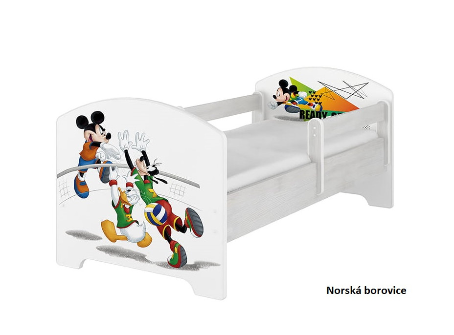 Detská posteľ Disney - MICKEY VOLLEYBALL 140x70 cm