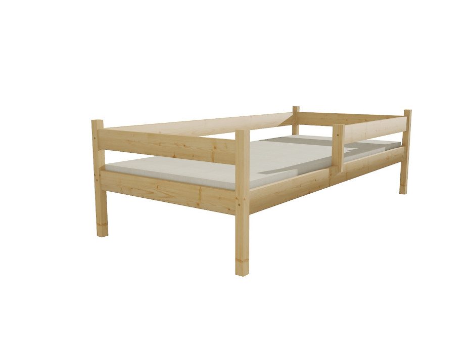 Detská posteľ z masívu 200x80 cm bez šuplíku - DP027
