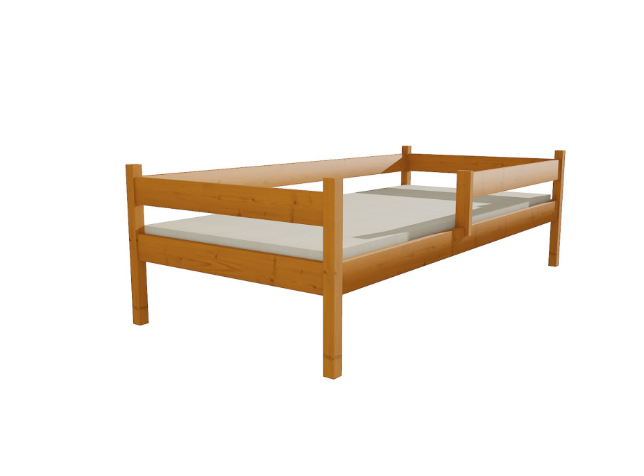 Detská posteľ z masívu 180x80 cm bez šuplíku - DP027