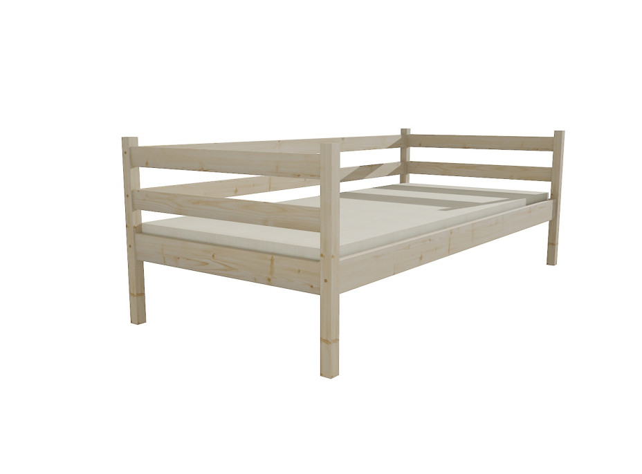 Detská posteľ z masívu 200x90 cm so zásuvkami - DP028