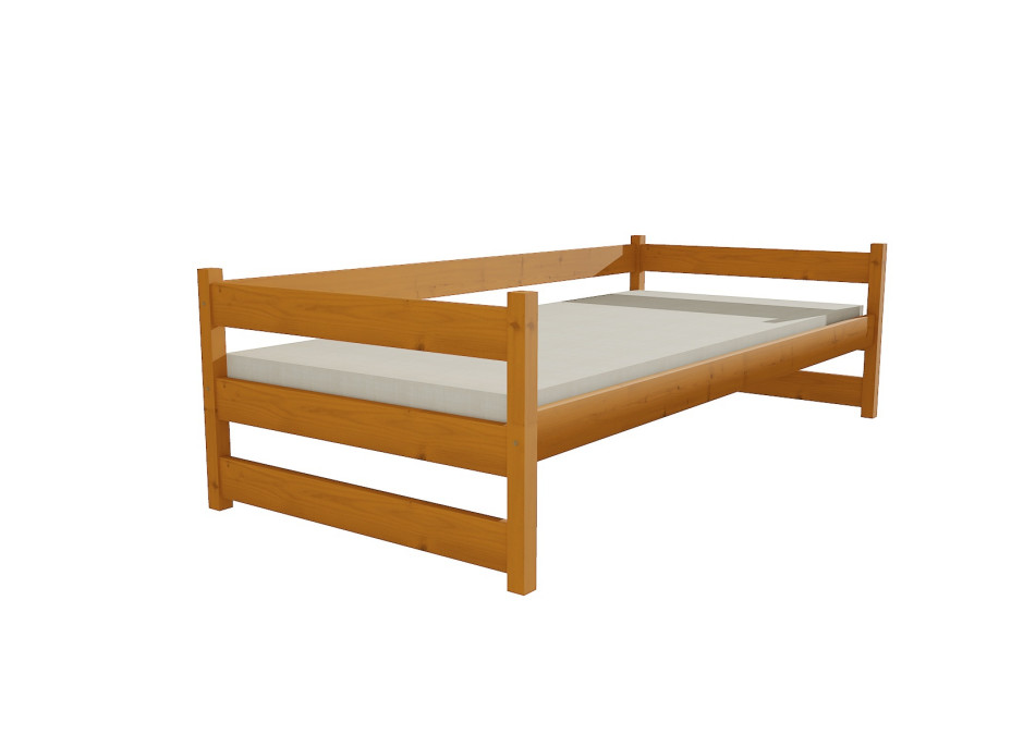 Detská posteľ z masívu 200x80 cm so zásuvkami - DP023