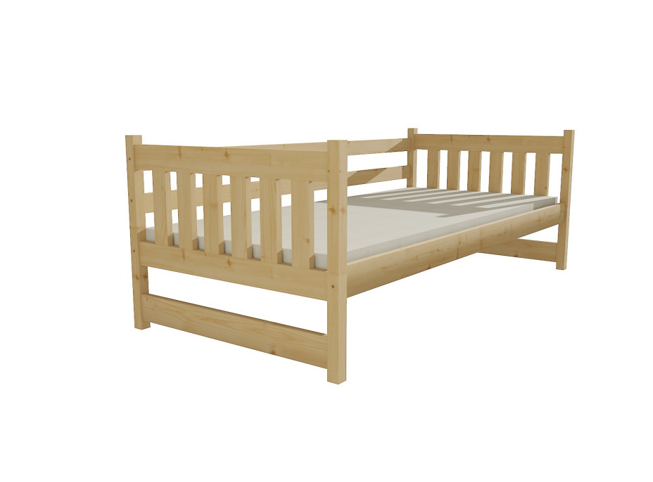 Detská posteľ z masívu 200x90 cm so zásuvkami - DP024
