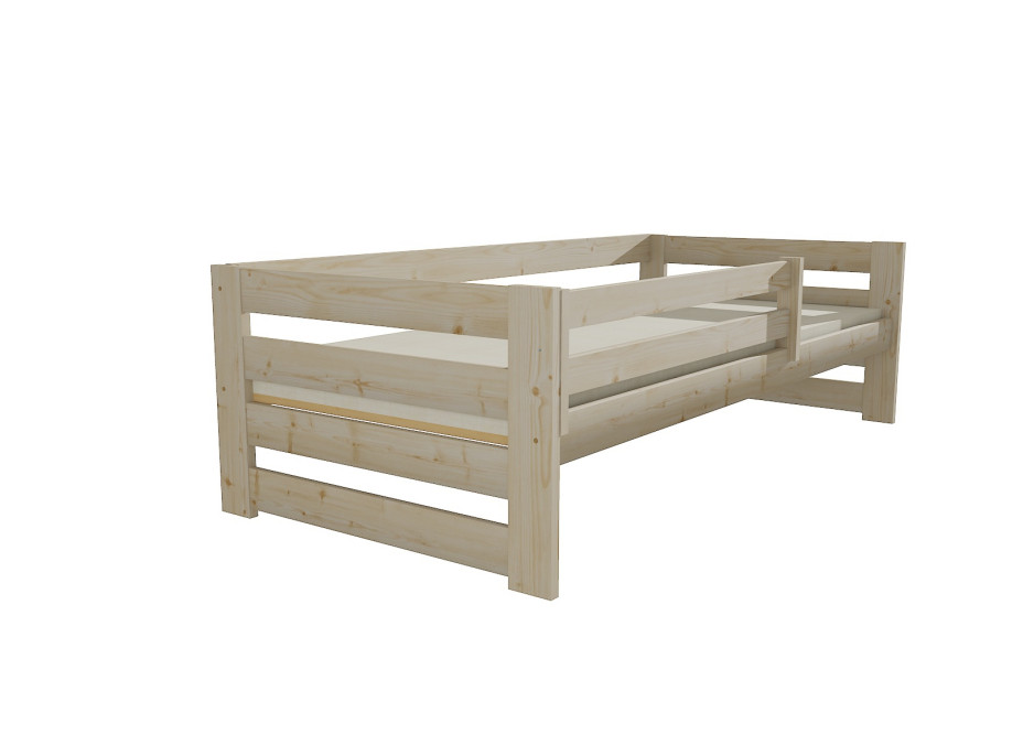 Detská posteľ z masívu 200x90 cm so zásuvkami - DP025