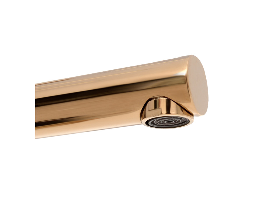 Umývadlová batéria MAXMAX Rea TESS vysoká rose gold zlatá