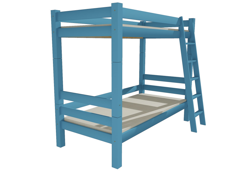 Detská poschodová posteľ z masívu ROBUST 8X8 3A - 200x80 cm