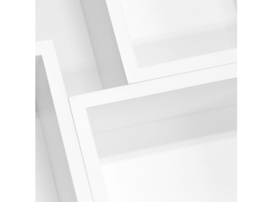 Zostava 3 nástenných políc - biele