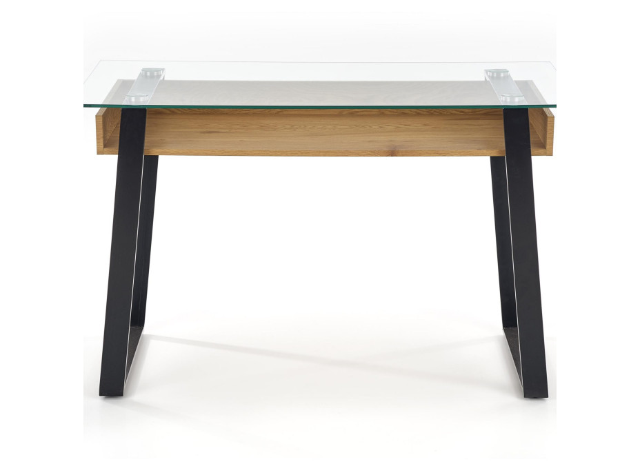 Písací stôl LOFT B36 - MDF / kov / sklo