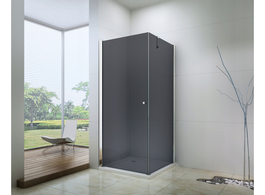 Sprchovací kút MEXEN PRETORIA 70x70 cm - GRAFIT - 852-070-070-01-40