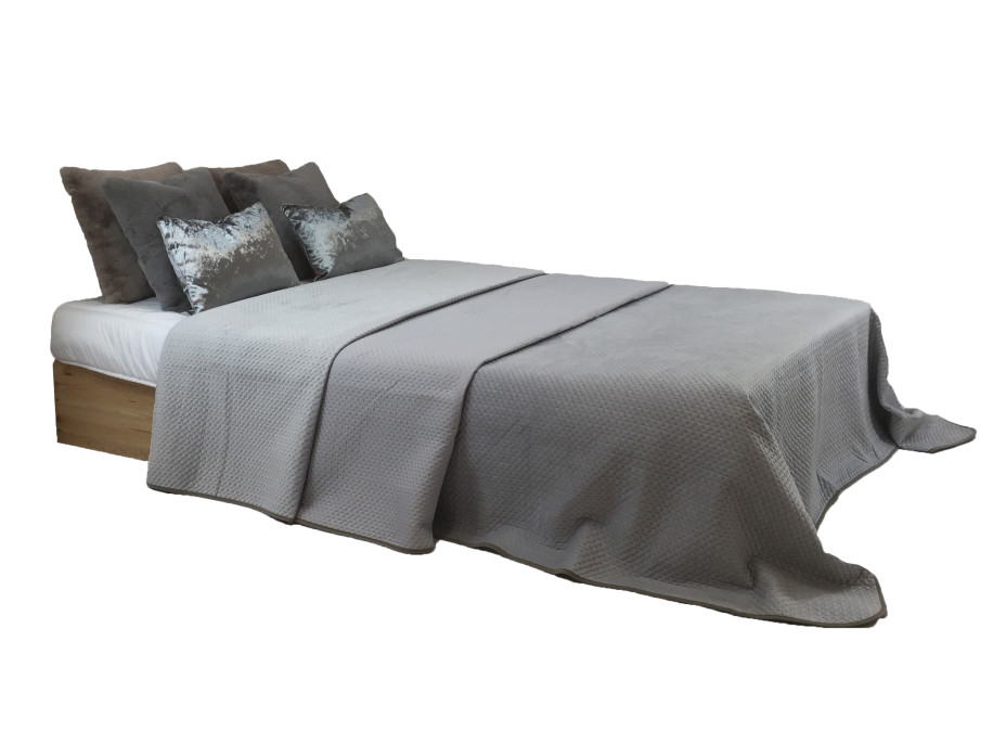 Deka / prehoz VICTORIA - svetlo šedá