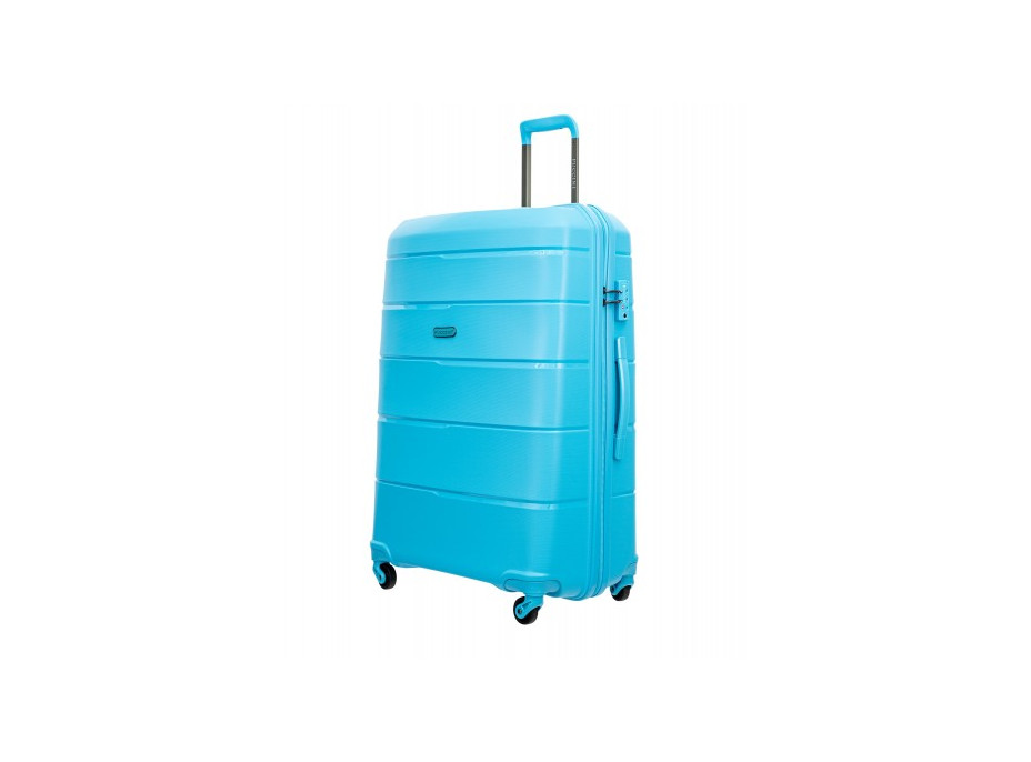 Moderné cestovné kufre BAHAMAS - svetlo modré