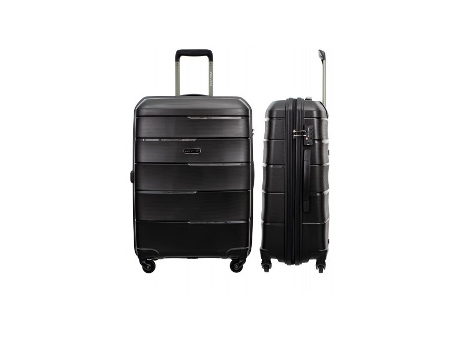 Moderné cestovné kufre BAHAMAS - čierne