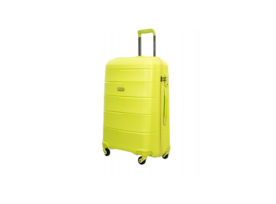 Moderné cestovné kufre BAHAMAS - svetlo zelená