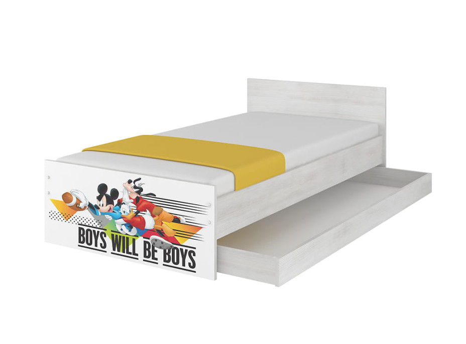 Detská posteľ MAX so zásuvkou Disney - MICKEY A KAMARÁTI 160x80 cm